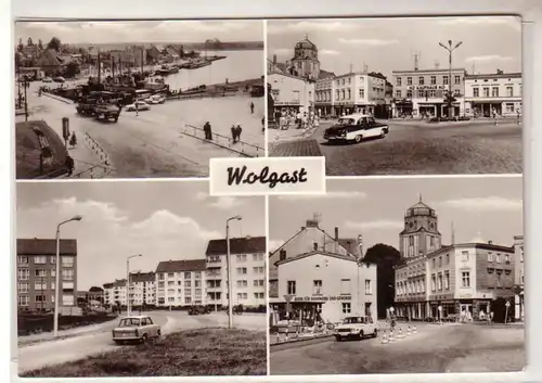 27333 Multi-image Ak Wolgast Port, etc 1974