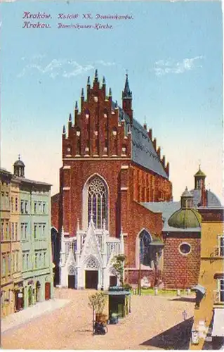 27324 Ak Cracovie Eglise Dominicaine vers 1920