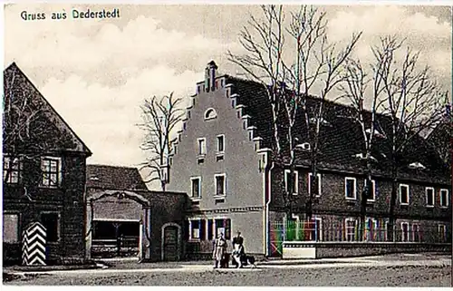 27297 Ak Gruß aus Dederstedt Ortsansicht um 1910