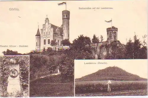 27293 Ak Görlitz Landeskrone Restauration um 1920