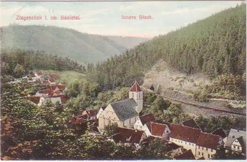 27273 Ak Zukberück dans la ville intérieure de Saaletal vers 1910