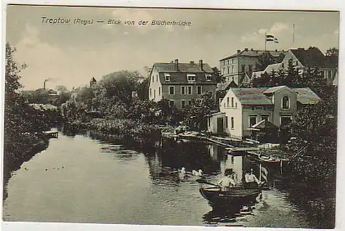 27271 Ak Treptov Vue depuis le pont de Blücher vers 1920