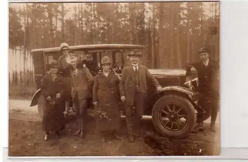27256 Photo avec voiture ancienne voiture autour de 1920