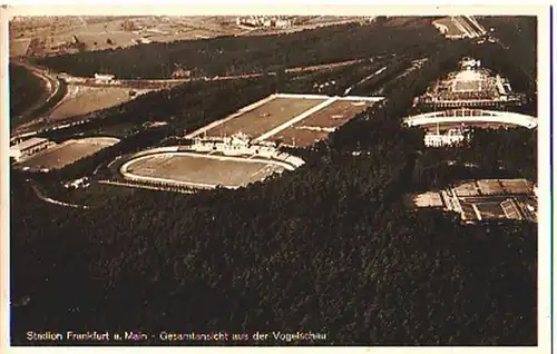 27252 Luftbild Ak Stadion Frankfurt am Main um 1930