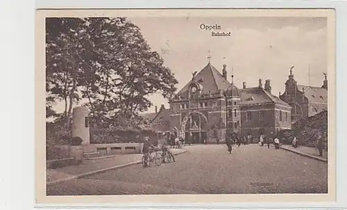 27241 Ak Oppeln à la gare de Silésie 1928