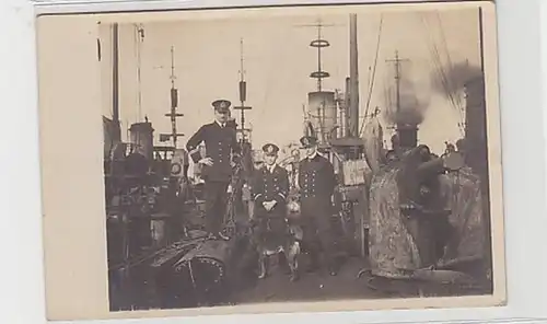 27232 Foto Ak Flottillen Chef Kommandant 1918