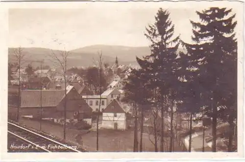 27215 Ak Neudorf i.E. mit Fichtelberg 1929