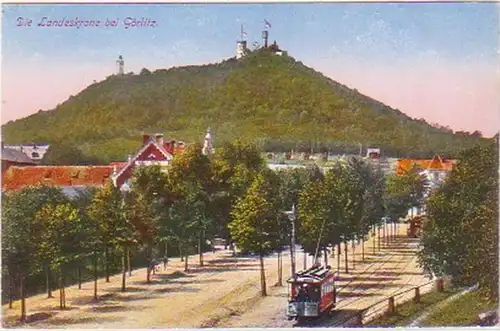 27207 Ak die Landeskrone bei Görlitz um 1920