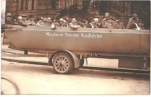 27206 Foto-Ak Münchener Fremden-Rundfahrten um 1930