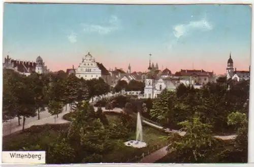 27204 Ak Wittenberg Totalansicht um 1910