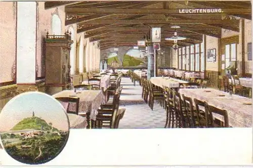 27202 Ak Hotel Schloss Leuchtenburg 1907