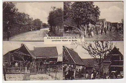 27197 Ak Unwetterkatastrophe zu Beyda am 22. Mai 1908
