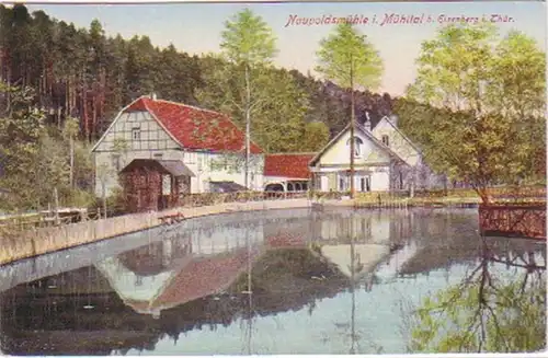 27194 Ak Waldhaus Naupoldsmühle im Mühltal 1935