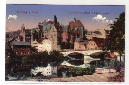 27171 Ak Marburg a. Lahn Université et château 1915