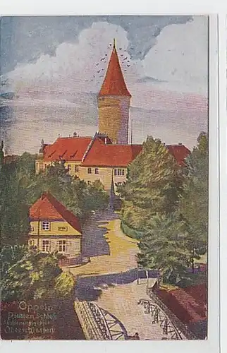 27163 Ak Oppeln Piasten Château de la Silésie supérieure vers 1925