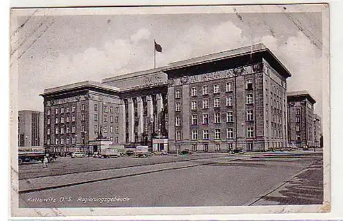 27160 Ak Kattowitz Oberschlesien Regierungsgebäude 1941