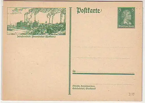 27157 Carte postale complète de Neumünster vers 1930