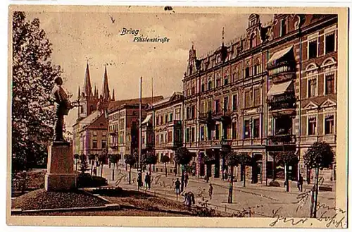 27143 Ak Brieg Piastenstrasse 1912
