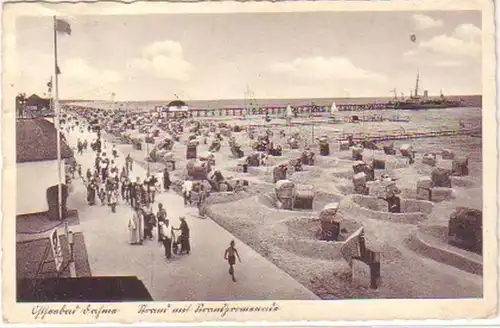 27142 Ak Balte de Dahme Promenade de plage vers 1940