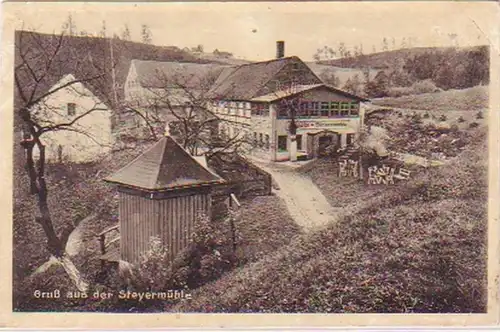 27127 Ak Gruß aus der Steyermühle bei Hainichen um 1910