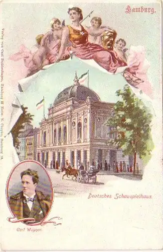 27111 Ak Hamburg Deutsches Schauspielhaus um 1905