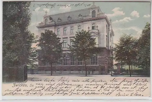 27100 Ak Zwickau Reichsbank 1904