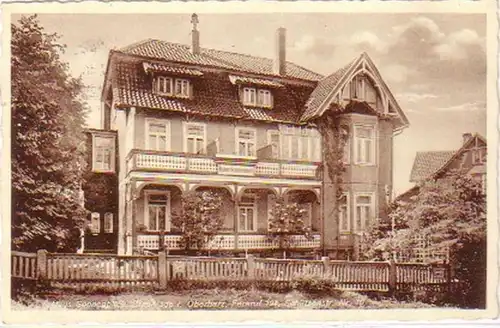 27076 Ak Braunlage Oberharz Haus Sonnenblick 1936