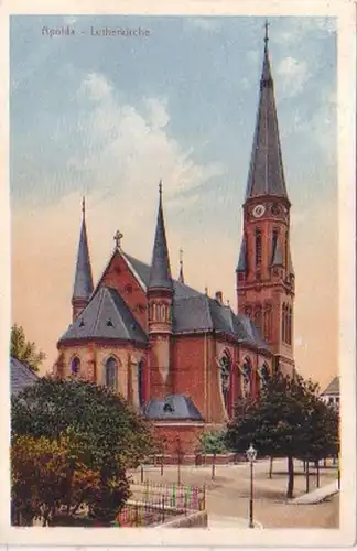 27070 Ak Apolda Lutherkirche 1926