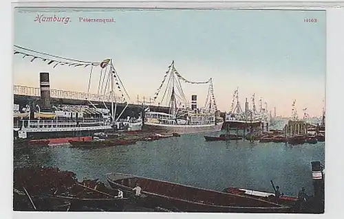 27066 Ak Hambourg Petersquai 1910