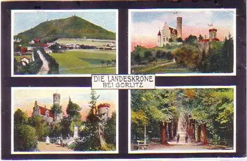 27062 Mehrbild-Ak Die Landeskrone bei Görlitz um 1910