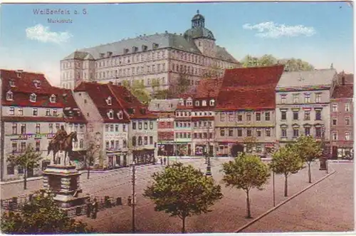 27040 Ak Weissenfels à la place du marché de Sale 1915
