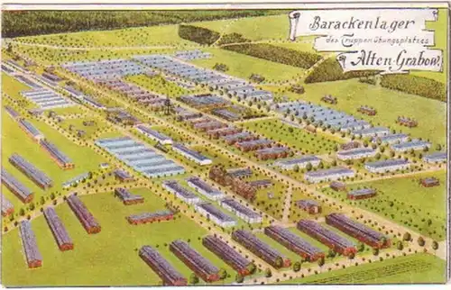 27025 Ak Truppenübungsplatz Alten Grabow um 1915