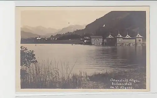 27001 Ak Immenstadt Allgäu Badeanstalt um 1930