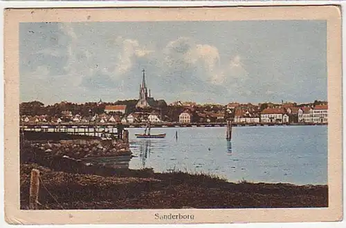 26969 Ak Sønderborg Danemark Vue totale 1927