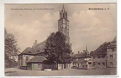 26963 Feldpost Ak Brandenburg Kurfürstenbrunnen 1915