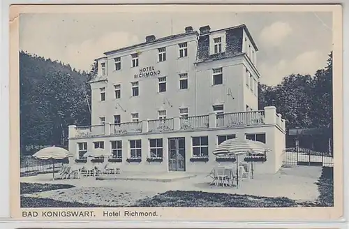 26948 Ak Bad Königswart Hotel Richmond um 1935