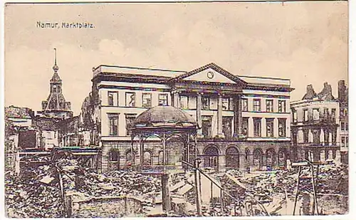 26913 Feldpost Ak Namur Marktplatz 1915