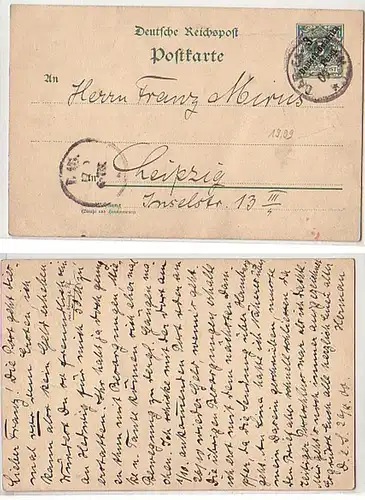 26900 Ganzsache Daressalam Deutsch Ostafrika 1900