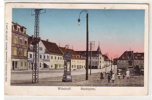 26897 Ak Wilsdruff Marktplatz 1907