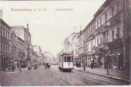 26887 Ak Brandenburg a.d.H. Hauptstrasse um 1910
