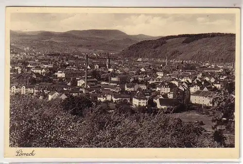 26867 Ak Lörrach Vue totale 1940