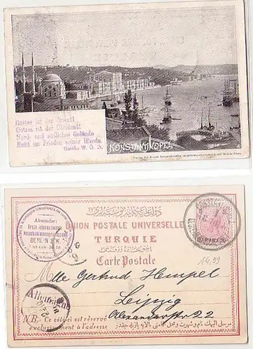 26830 Ak Autriche Post Turquie Constantinople1898