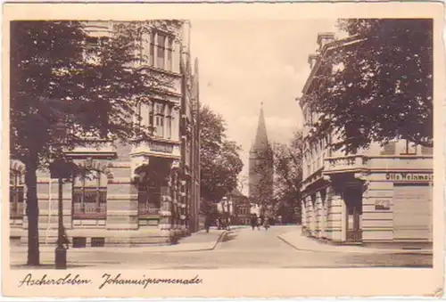 26796 Ak Aschersleben Johannispromenade 1933