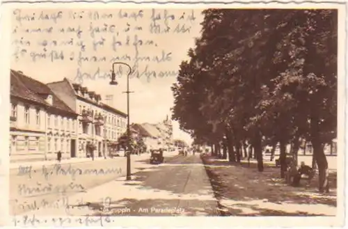 26795 Ak Neuruppin am Paradeplatz 1941