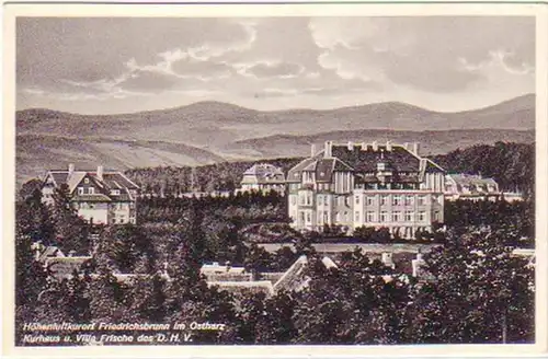 26790 Ak Friedrichsbrunn Kurhaus et Villa Freiß 1933