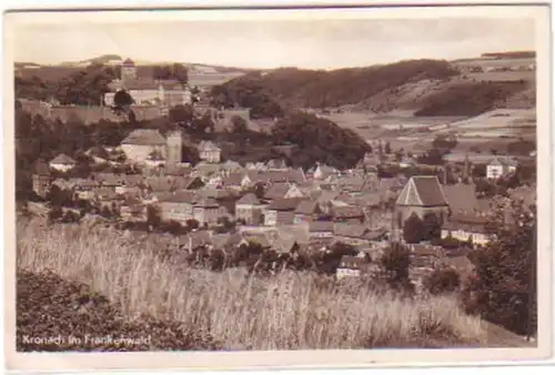 26788 Ak Kronach dans la forêt de Frankenwald 1938