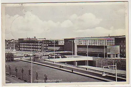 26778 Ak Duisburg gare centrale 1940
