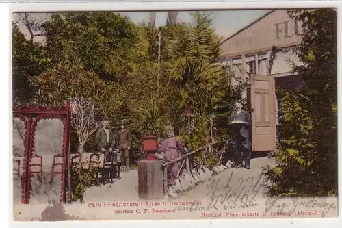 26769 Ak Park Friedrichsruh Arras bei Geringswalde 1909