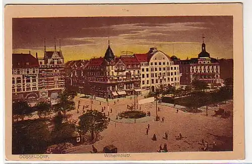 26766 Ak Düsseldorf Wilhelmplatz 1922