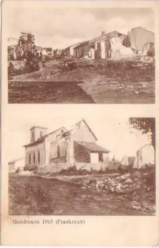 26761 Feldpost Ak Gondrexon 1915 (France)